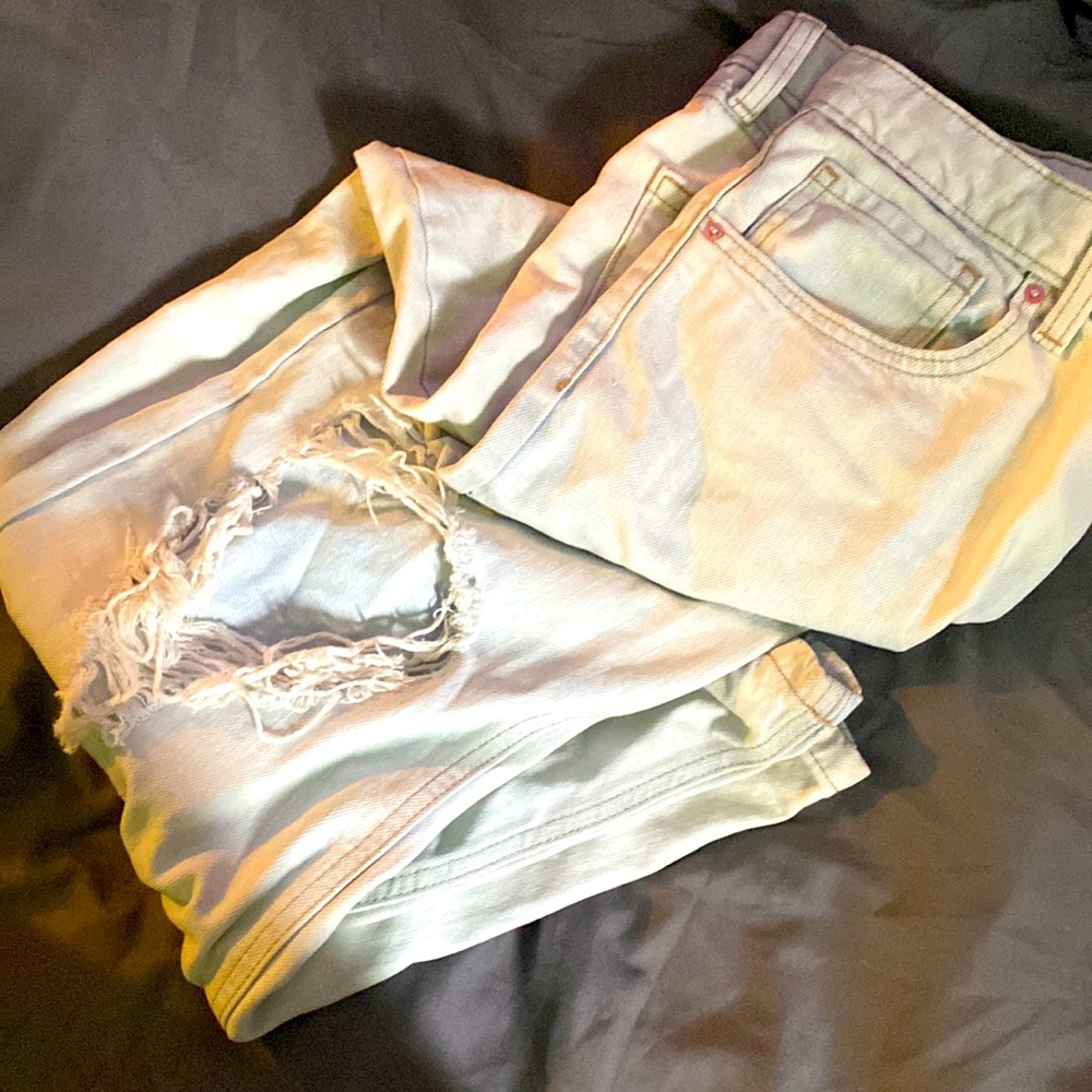 Wild fable white lose short jeans